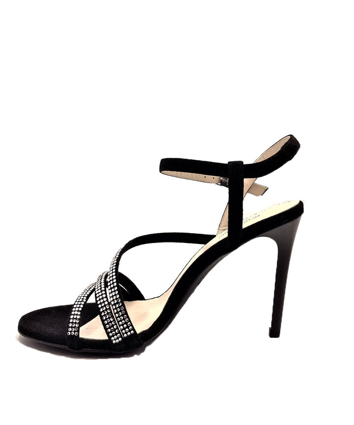 sandali donna pelle nero giardini art.e116540de100 nero