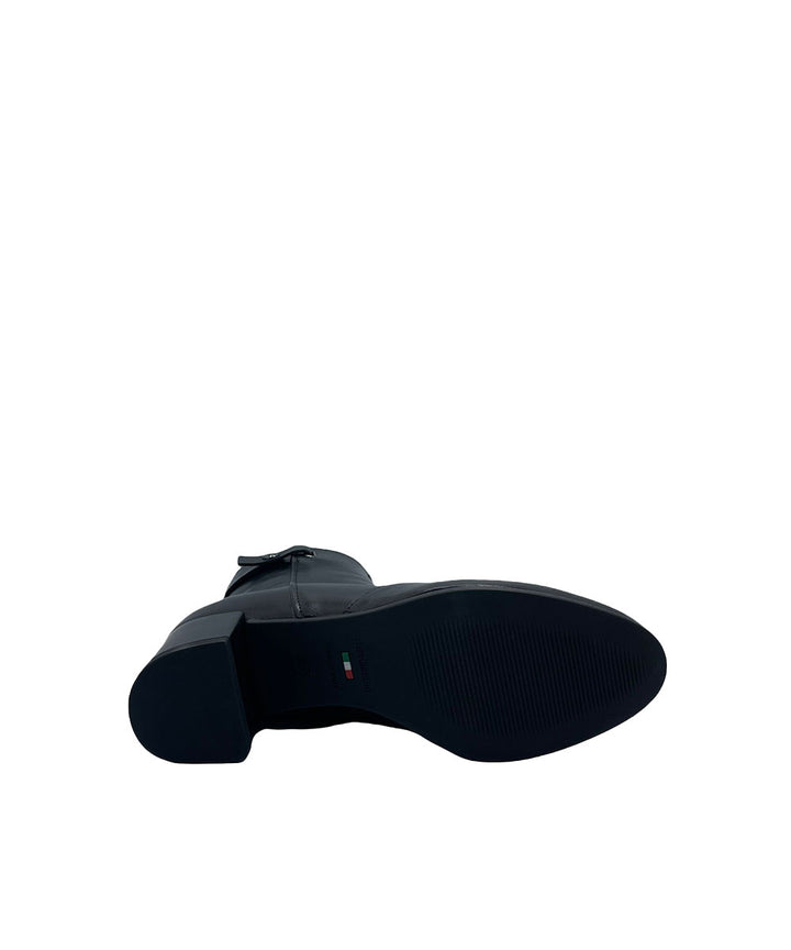 tronchetti donna nero giardini pelle art. i117280de100 nero