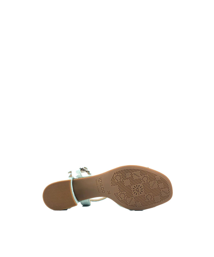 sandali donna igi&co pelle art. 11807-44 salvia