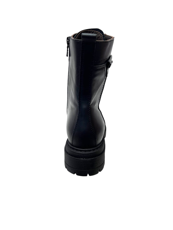 stivaletti allacciati donna pelle nero giardini art.i411832d100 nero