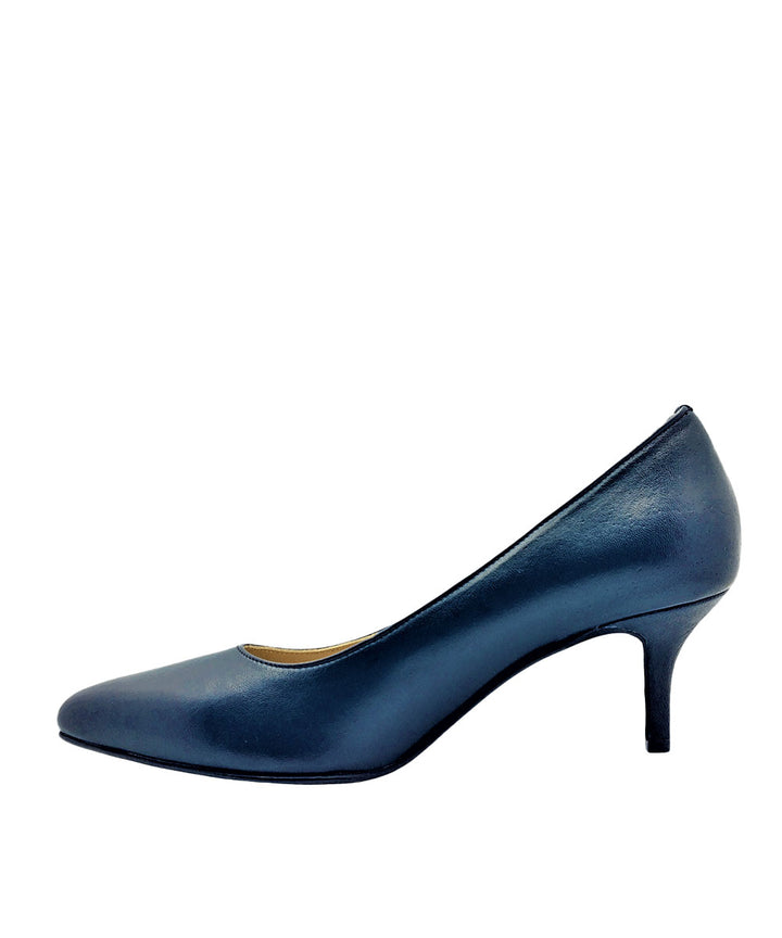 décolleté donna pelle perticara art.118 blu