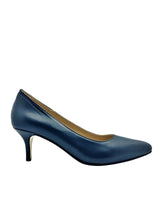 décolleté donna pelle perticara art.118 blu