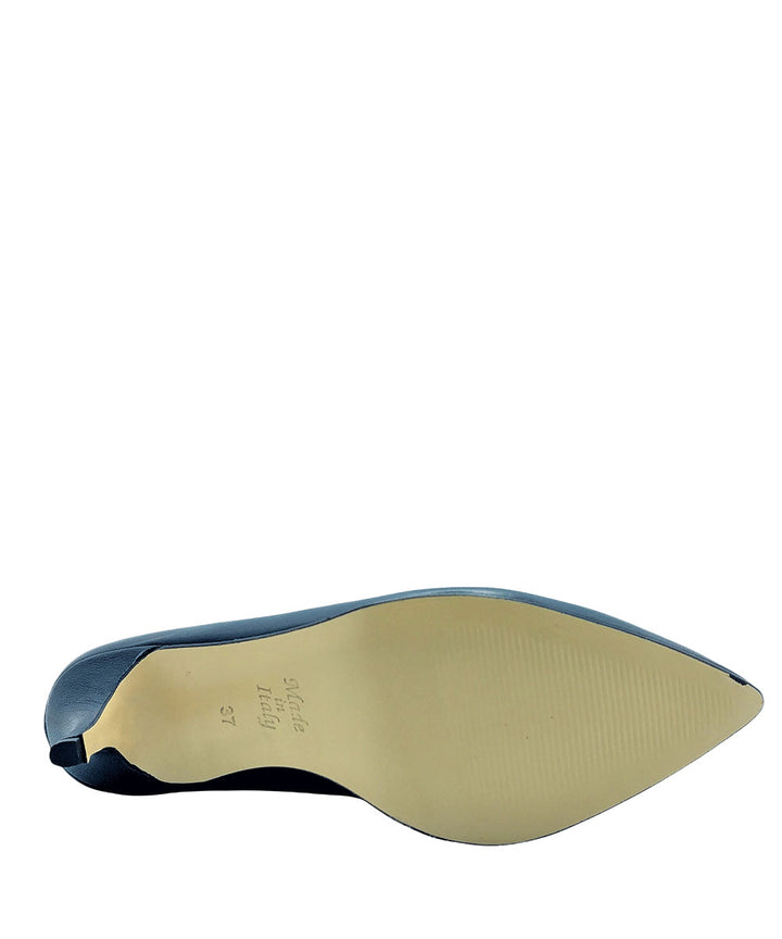 décolleté donna pelle perticara art.118 blu