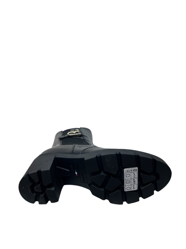 tronchetti donna pelle nero giardini art.i411900d100 nero