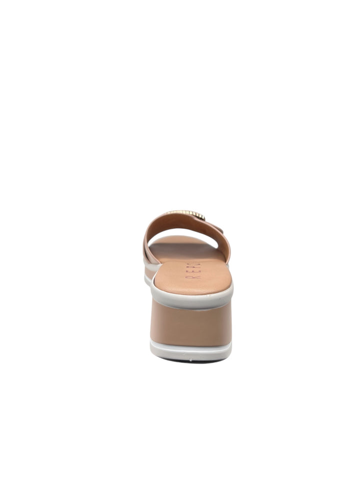 LA REPO ciabatta donna pelle beige