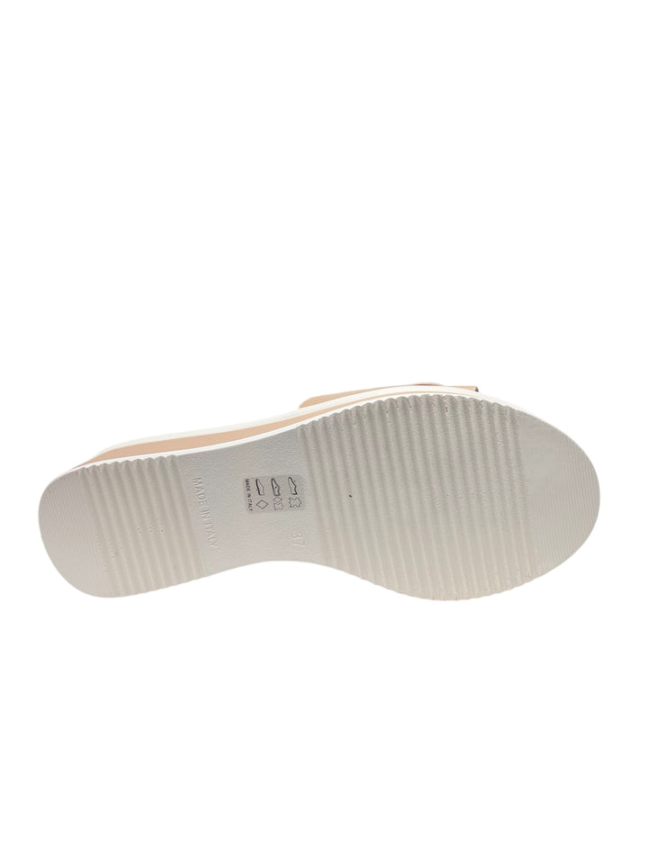 LA REPO ciabatta donna pelle beige