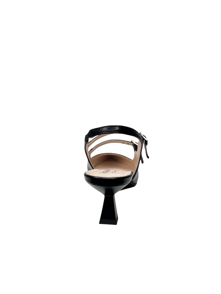 NERO GIARDINI slingback donna in pelle nera