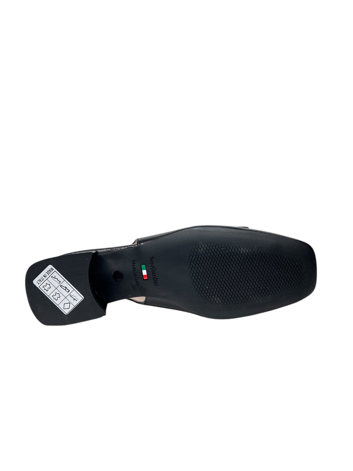 NERO GIARDINI slingback donna in pelle nera