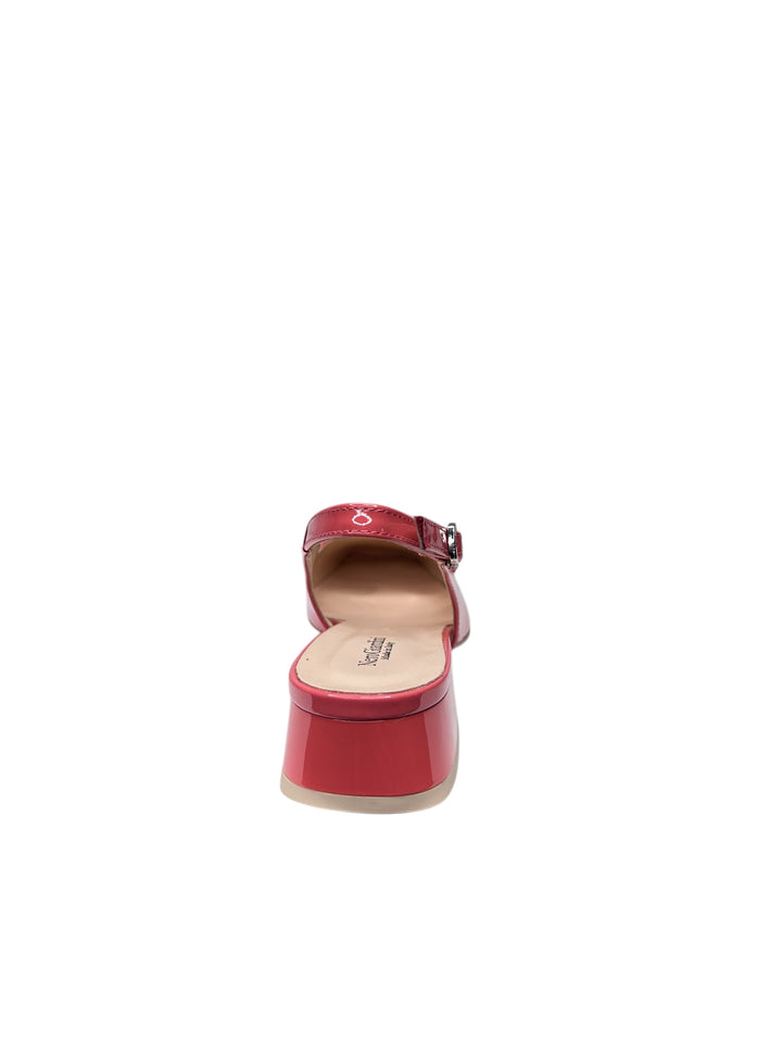 NERO GIARDINI slingback donna in pelle papavero