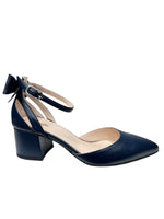 NERO GIARDINI décolleté donna in pelle blu