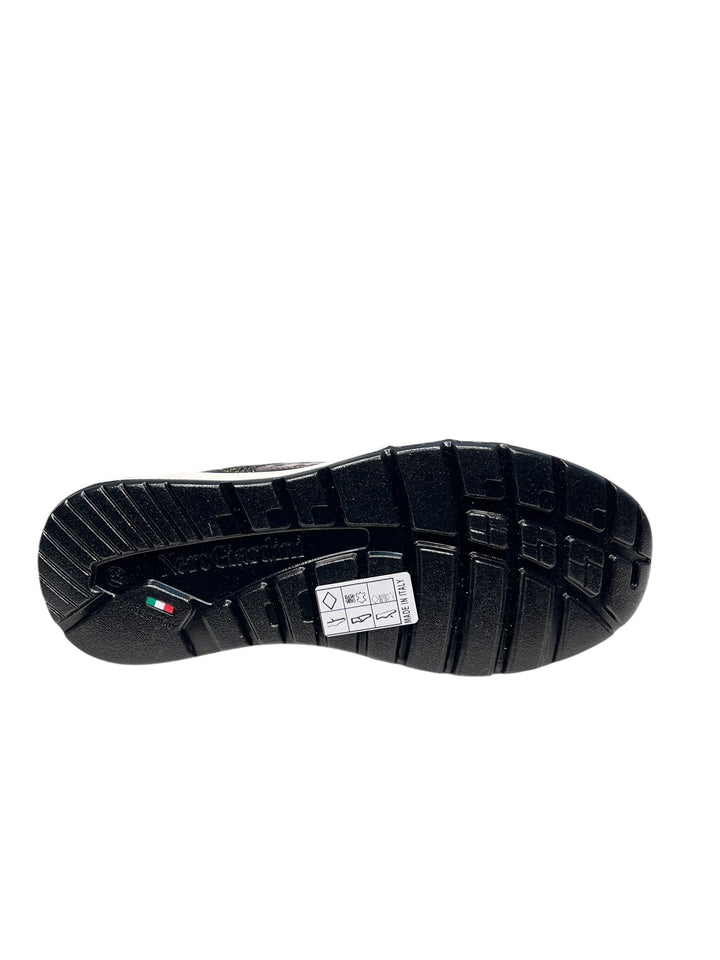 sneaker donna pelle nero