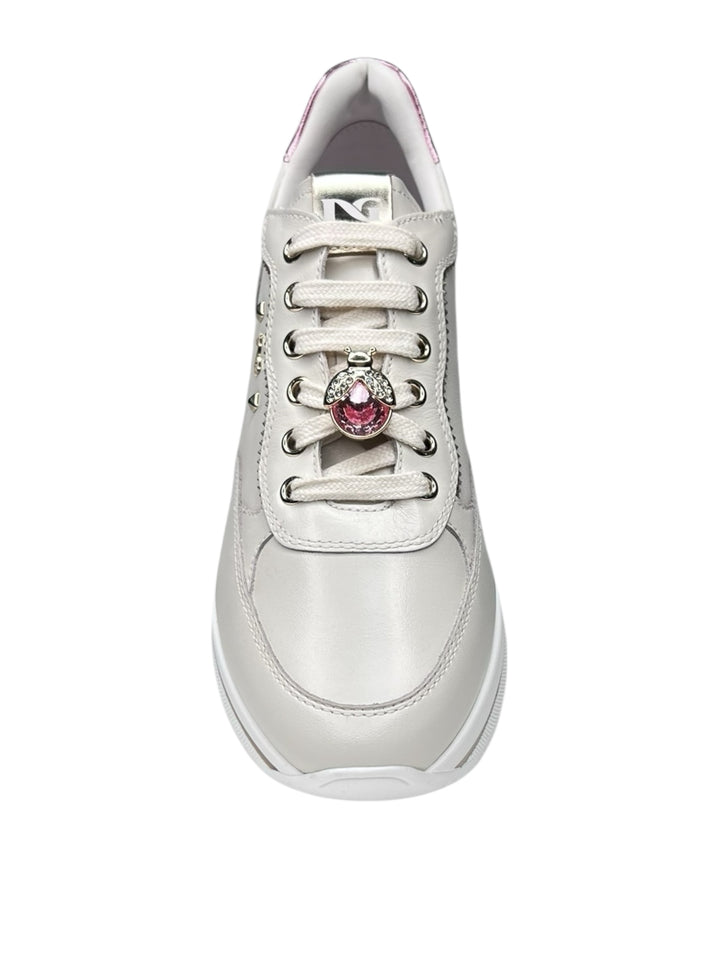sneakers donna pelle nero giardini art.e512907d713 osso