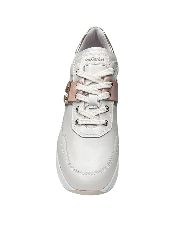 sneakers donna pelle nero giardini art.e512911d713 osso