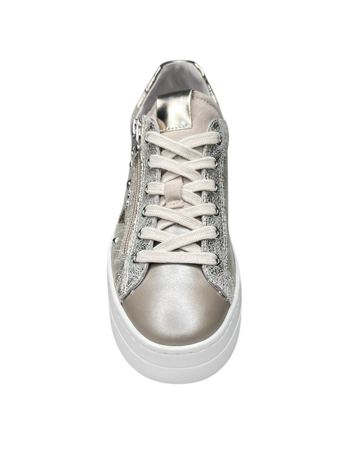 sneakers donna pelle nero giardini art.e513010d505 savana