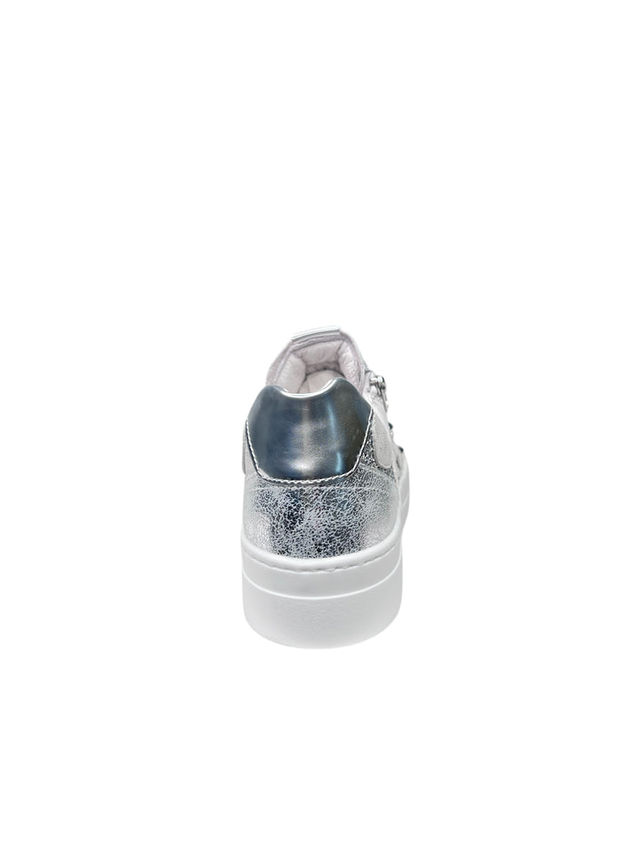 sneakers donna pelle nero giardini art.e513010d707 bianco