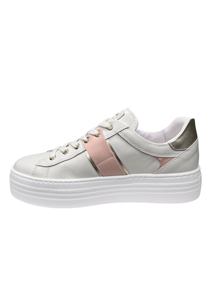 sneakers donna pelle nero giardini art.e513023d713 osso