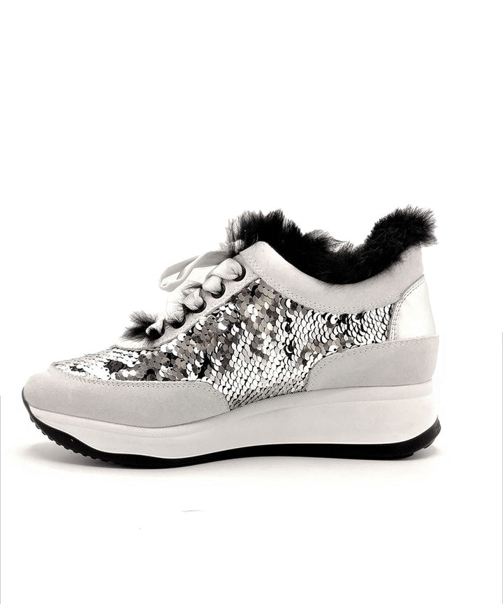 sneaker agile by rucoline 1304 silver