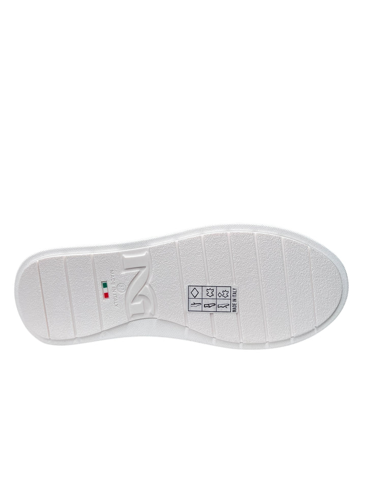 sneakers donna pelle nero giardini art.e513060d707 bianco