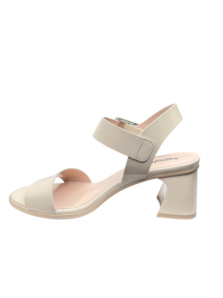 sandalo donna in pelle latte