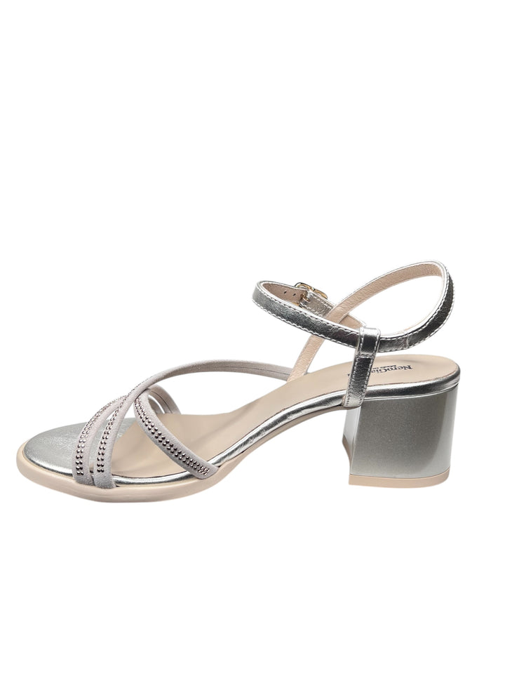 sandalo donna in pelle safari