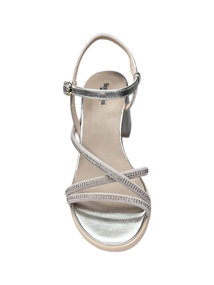 sandalo donna in pelle safari