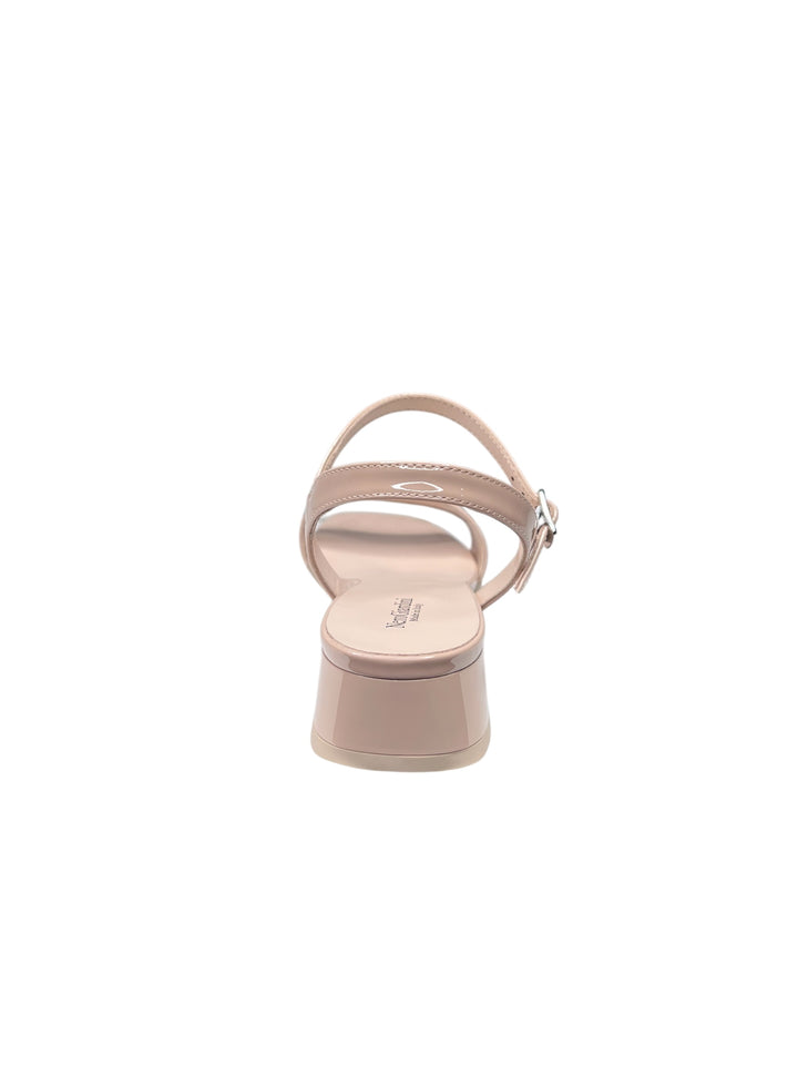sandalo donna in pelle cipria