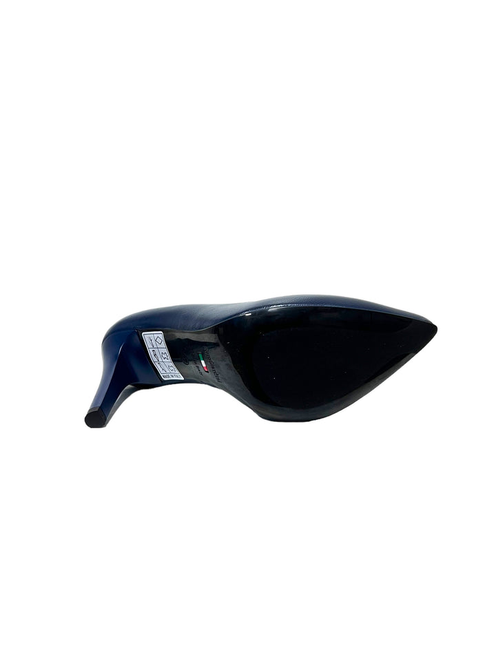 décolleté donna pelle nero giardini art. e413500de200 blu