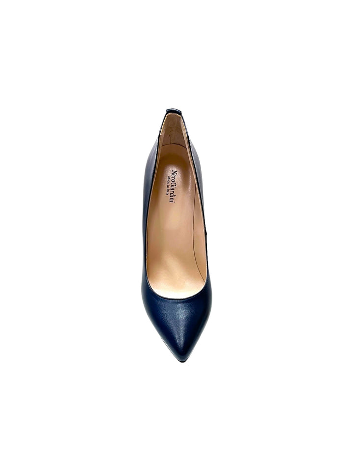 décolleté donna pelle nero giardini art. e413500de200 blu