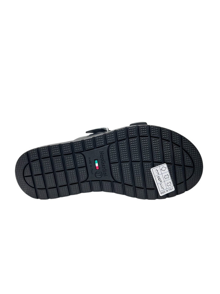 NERO GIARDINI ciabatta donna pelle nera