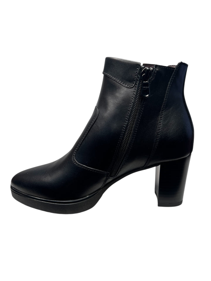 tronchetto donna pelle nero