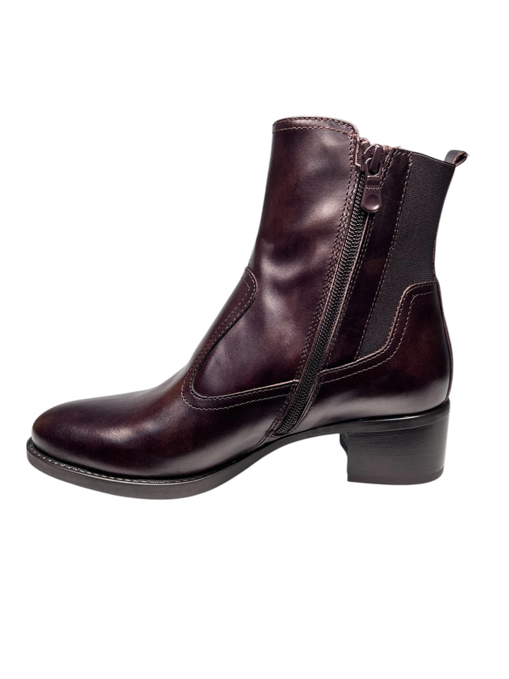 stivaletto donna pelle testa di moro