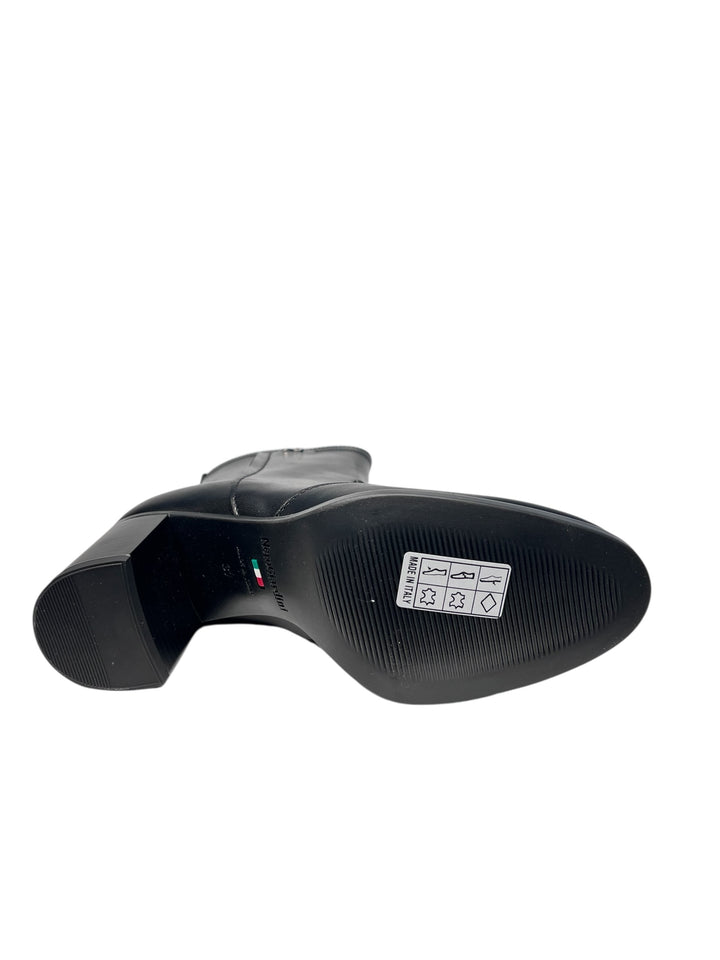 tronchetto donna pelle nero