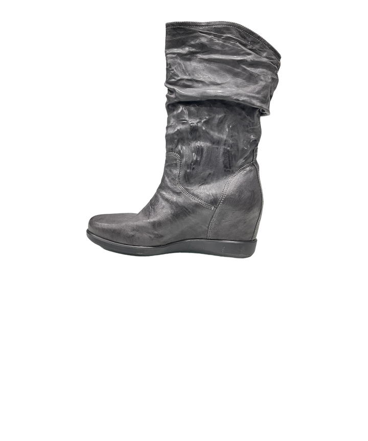 stivale donna pelle nero giardini art.13861d109 grigio