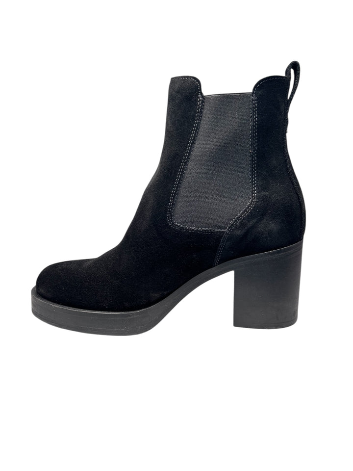 tronchetto donna pelle nero