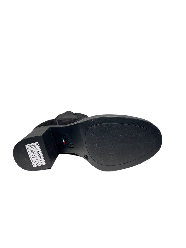 tronchetto donna pelle nero