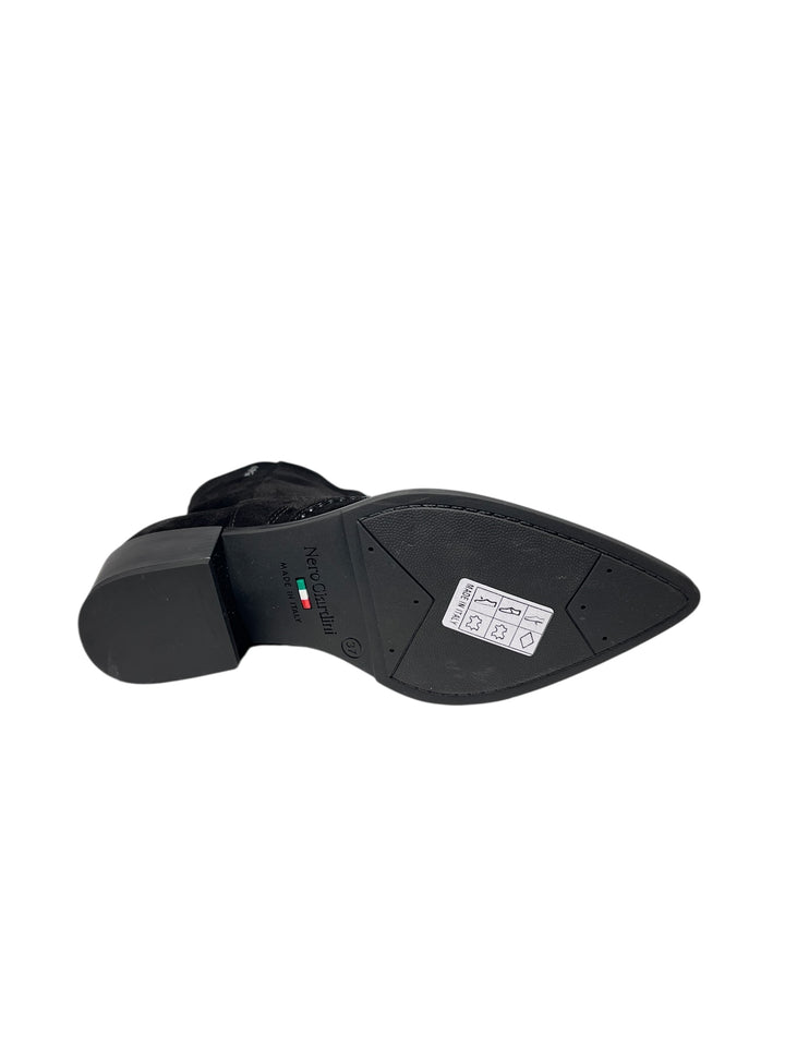 stivaletto donna pelle nero