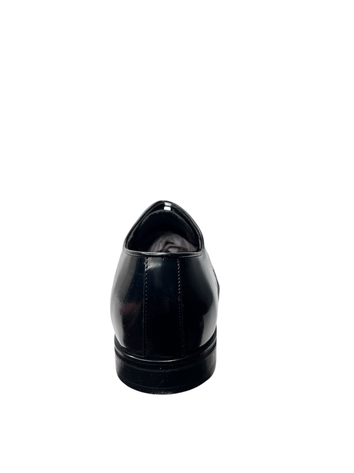 stringate uomo pelle  exton art.1394 nero