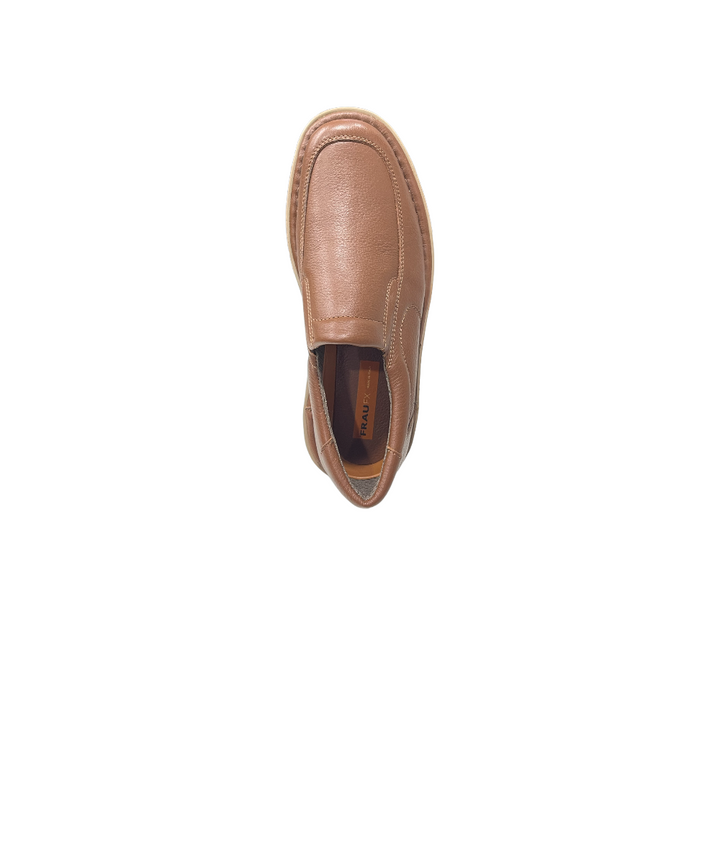 mocassini comfort uomo pelle frau art. 13l5 noce