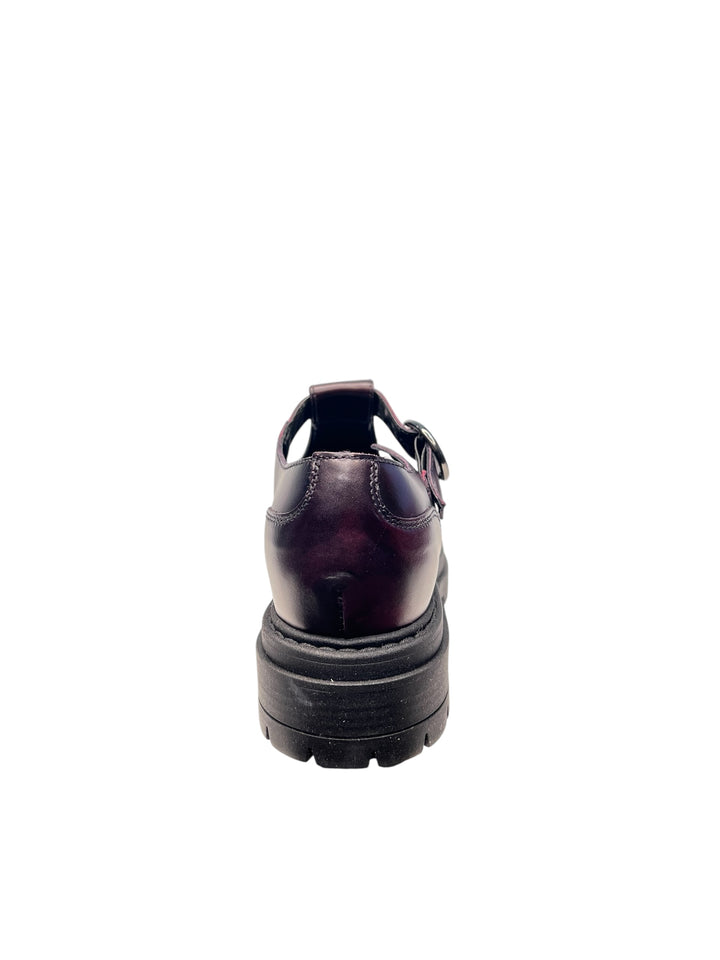 t-bar donna pelle bordò