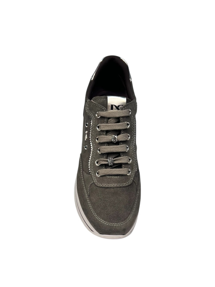 sneaker donna pelle bosco