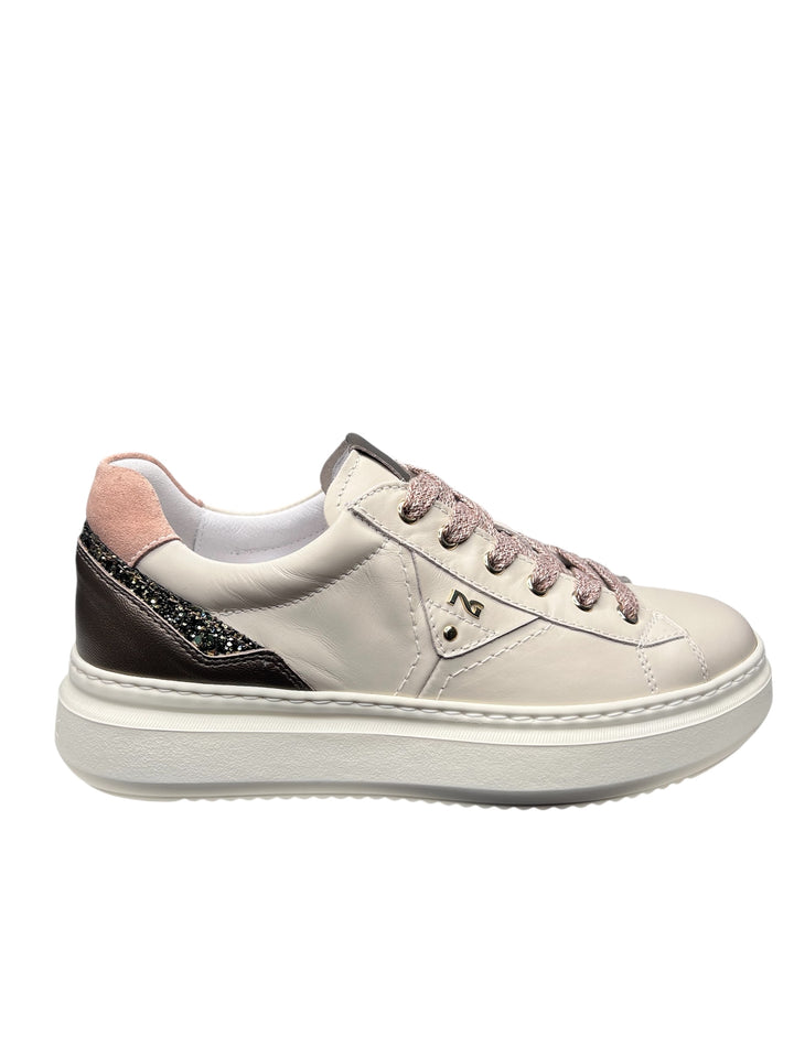 sneaker donna pelle milk