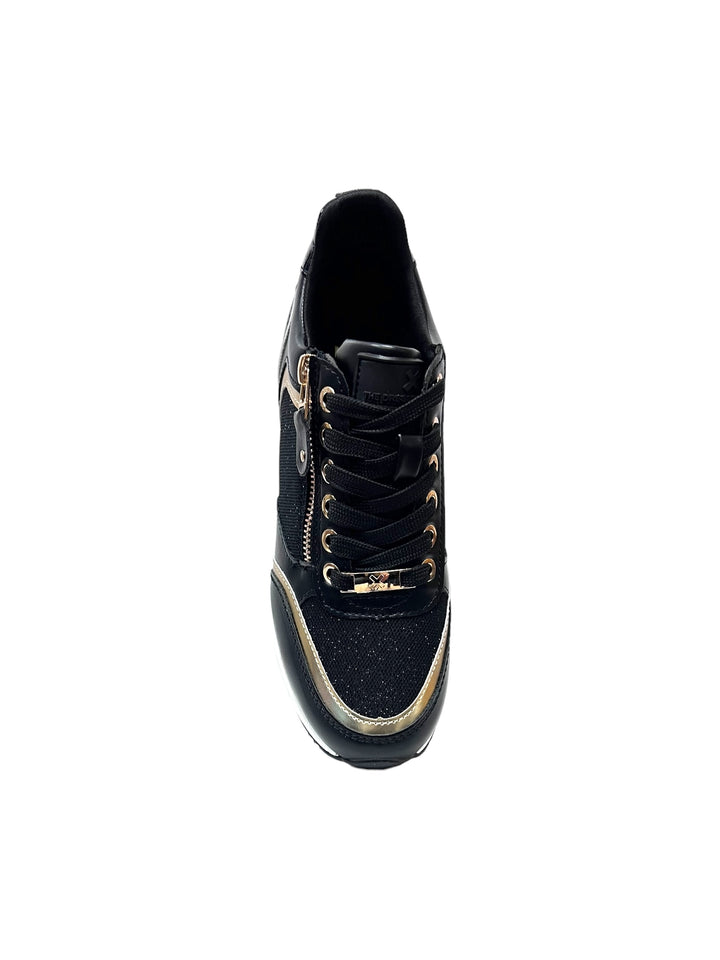 sneakers con zeppa donna vegan xti art. 14228802 nero