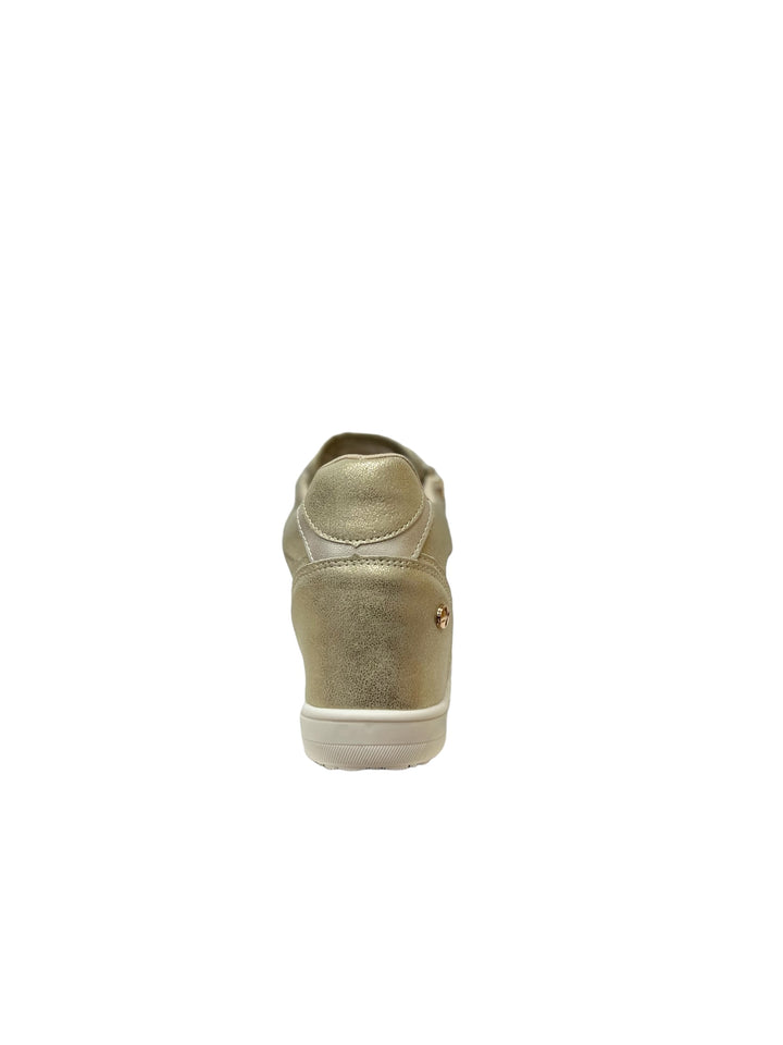 sneakers con zeppa interna donna vegan xti art. 14264301 oro