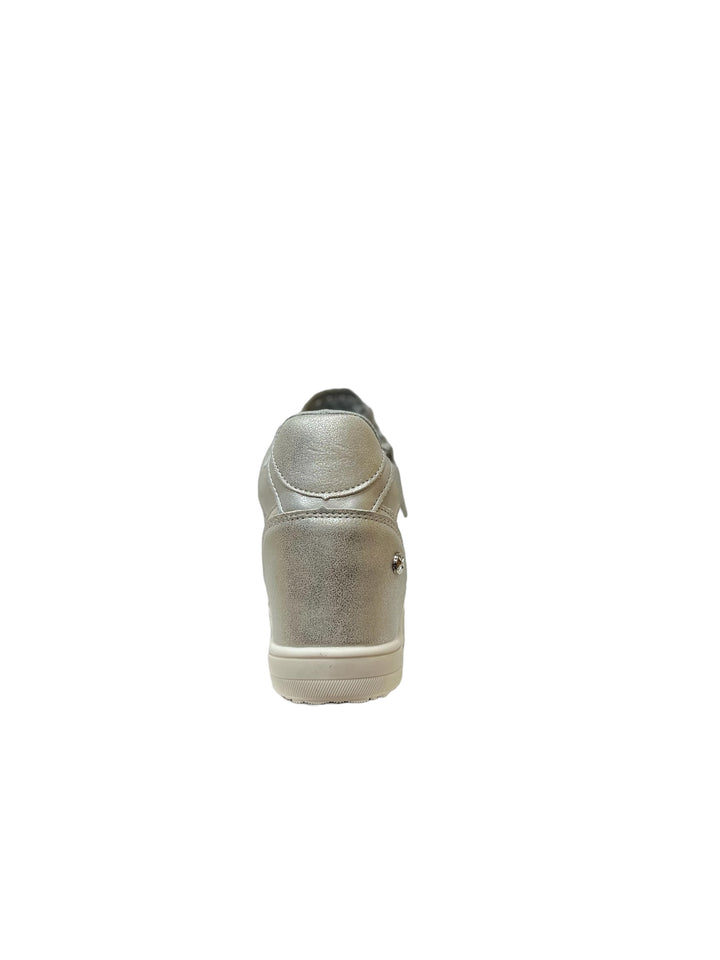 sneakers con zeppa interna donna vegan xti art. 14264303 argento