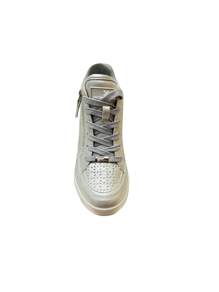 sneakers con zeppa interna donna vegan xti art. 14264303 argento