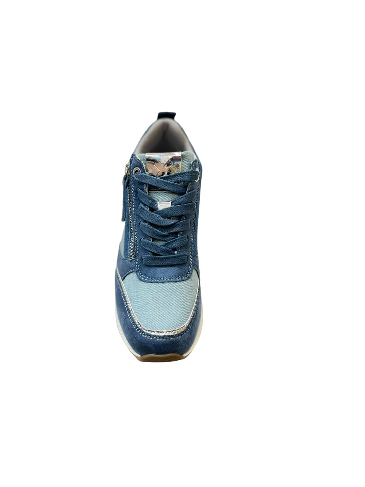 sneakers con zeppa donna vegan xti art. 14277001 jeans