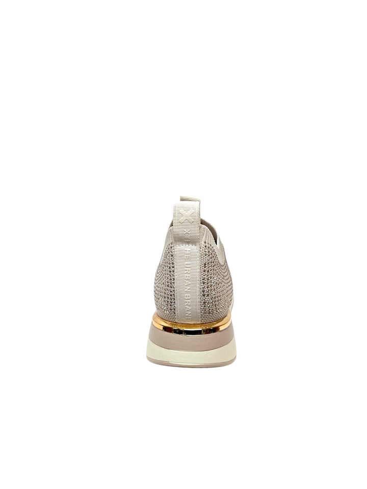 sneakers slip-on elasticizzate donna xti art.142964 beige