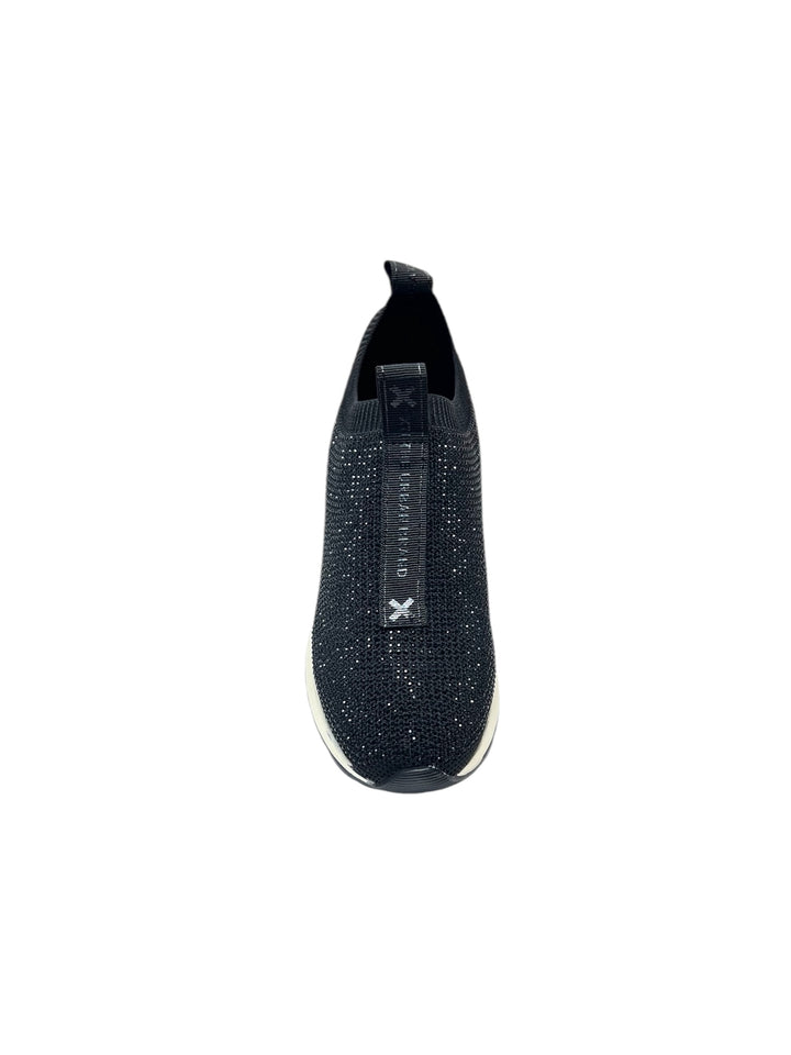 sneakers slip-on elasticizzate donna xti art.142964 nero