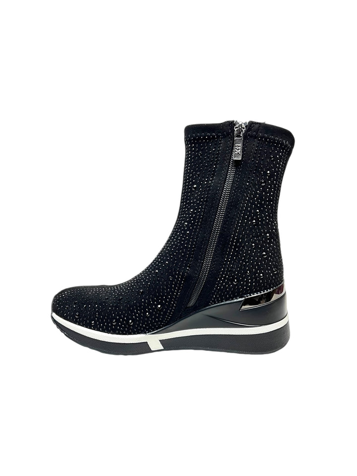 stivaletti elasticizzati donna xti art.143081 black