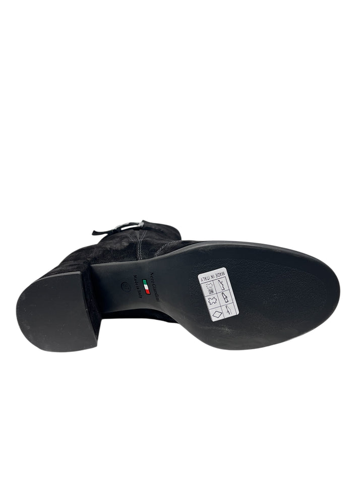 tronchetto donna pelle nero